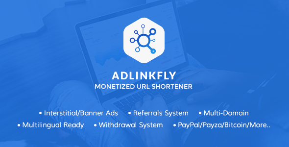 More information about "AdLinkFly v6.5.3 - Monetized URL Shortener Nulled no Blank Page + Purchase Code"