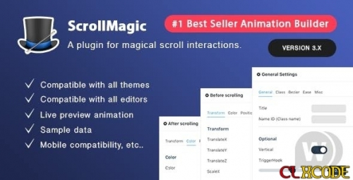 More information about "Scroll Magic Wordpress v3.6.8 - Scrolling Animation Builder Plugin"