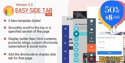 More information about "Easy Side Tab Pro v2.0.3 - Responsive Floating Tab Plugin For Wordpress"