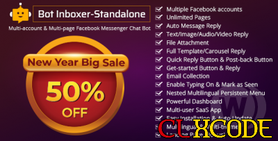 More information about "Bot Inboxer v2.4.1 - Standalone : Multi-account & Multi-page Messenger Chat Bot for Facebook Nulled"