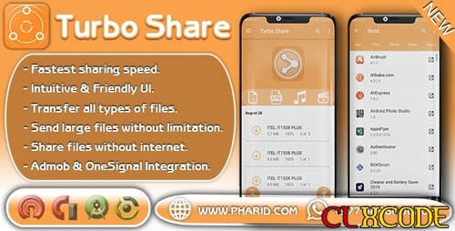 More information about "Turbo Share v1.6 - ShareIt Clone | Ultimate Transfer & Share"