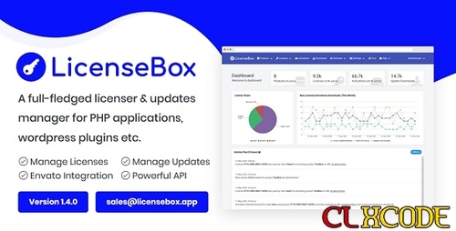 More information about "LicenseBox v1.4.0 Nulled- PHP Licenser and Updates Manager"