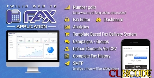 More information about "Twilio WEB To Fax Machine System Application PHP Script v1.2"