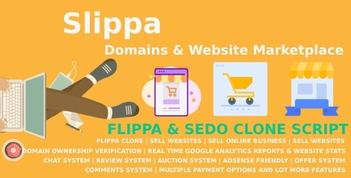 More information about "Slippa v3.2 - Domains,Website ,App & Social Media Marketplace PHP Script"