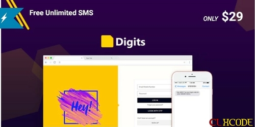 More information about "Digits v7.8.0.2 Nulled - WordPress Mobile Number Signup and Login"