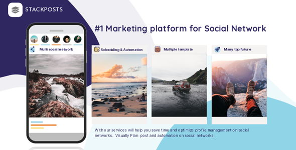 Stackposts v7.2.2 NULLED - Social Marketing Tool Extended License With Payment Module