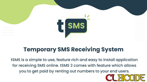 More information about "tSMS v2.1.1 - Temporary SMS Receiving System - SaaS - Rent out Numbers"